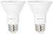 AmazonBasics 50 Watt Equivalent, Daylight, Dimmable, PAR20 LED Light Bulb | 2-Pack