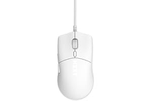 NZXT Lift 2 Ergo, Lightweight Ergonomic Wired Gaming Mouse, Lightweight 61 g Design, 8K Polling Rate, Optical Switches, 26K DPI Optical Sensor, 100% PTFE Feet, Black