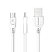 Super Fast 3.1A Micro USB Cable 4FT for Galaxy S7, SOMOSTEL High Speed Android Phone Charger Data Syncing Charging Power Cord for Samsung Galaxy S7 S6 Edge,LG Android Tablets,Nexus 6,Xbox,PS4 White