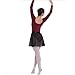 GOGO TEAM Child & Adult Sheer Wrap Skirt Ballet Skirt Ballet Dance Dancewear BLACK-ADULTL