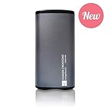 Human Creations EnergyFlux G3 Rechargeable Hand Warmer - Electric Hand Warmer with Powerbank - Wrap-Around Hot Pocket Warmer - Warm Hands for Men and Women (Black, 5200mAh