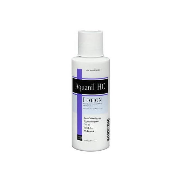 Aquanil HC Lotion 1% Hydrocortisone 4 Oz (Pack of 2)