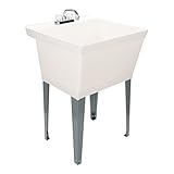 LDR Industries 040 5000 Utility Sink, White