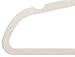 50 pc Premium Quality Off-White Velvet Hangers - Space Saving Thin Profile, Non-slip Padded with Notched Shoulders for Dresses and Blouses â€“ Strong Enough for Coats and Pants