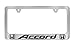 Chrome Honda Accord License Plate Frame (metal)
