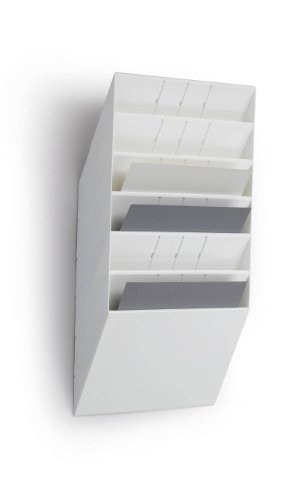 Durable Prospektspenderset Querformat Flexiboxx 6 A4, 1 Set, weiss, 1709785010