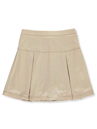 Nautica Little Girls School Uniform Performance Scooter Skirt - Khaki, 6X