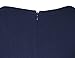MUXXN Lady 50s Fashion Ruched Neckline Empire Waist Juniors Dress (Blue XL)
