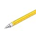 Jiulyning 6-in-1 Multifunction Tool Pen Ruler, Spirit Level, Ballpoint Pen, Stylus, Flat Head or Phillips Screwdriver | Perfect Novelty Gift for Men