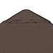Yescom 10'x10' Gazebo Top Replacement for Beach Cabanas for 1 Tier Outdoor Canopy Cover Patio Garden Yard Coffee Liqueur Y0041010
