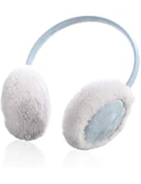 Kids Classic Ear Warmers/Earmuffs-Winter Faux Fur Warm Ear Muffs for Boys and Girls by Aurya (Light Blue)