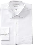 Van Heusen Men's Regular Fit Poplin Solid Spread Collar Dress Shirt