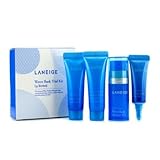 Laneige Water Bank Trial Kit: Essence 10ml + Moisture Cream 10ml + Gel Cream 10ml + Eye Gel 3ml 4pcs