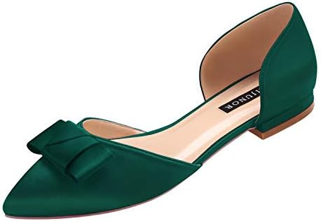 green wedding flats