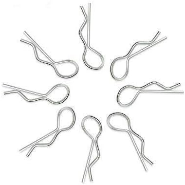 Hosim 100個耐久性ステンレスrcカーシェルクリップピン 1 2 Mmユニバーサル1 10 1 8スケールrcモデル車トラックバギーボートcrawler曲げボディクリップ交換用for Redcat Hsp Traxxas Hpi Himoto シルバー Thegrinpool Com