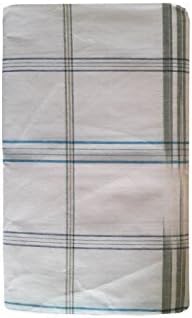 JISB Cotton white Checks Lungi,2 Mtr length