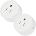CNLHK Smart Plug 2 Pack Wi-Fi Enabled Mini Smart Switch Compatible with Alexa Google home, No Hub Required, Remote Control your Devices from Anywhere, ETL Listed with Timing Function for Smart Phone