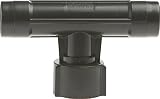 Swan Products MGEZFE3801 Miracle-Gro Soaker System Push on Fitting Replacement Piece: Feeder Connector, Black
