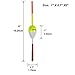 thkfish Fishing Floats and Bobbers Balsa Wood Floats Spring Bobbers Oval Stick Floats Slip Bobbers for Crappie Panfish Walleyes (1