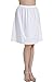 Women’s Half Slip 100% Cotton Vintage Underskirt in 10 lengths White Black Ivory