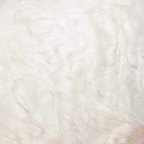 Comfy Sacks Memory Foam Bean Bag Chair, White Furry Pricepulse