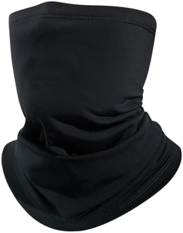 Obacle Neck Gaiter Face Mask Warmer with Adjustable Drawstring for