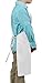 KNG Kids Cooking Apron for Girls and Boys – Medium, White