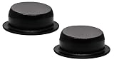 Pair of Universal Angled Speaker Enclosures Boxes Pods Surface Mount for Install of 6.5 Inch Speakers or Smaller