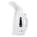 Steam Genie Handheld Steamer - Best Portable Fast-Heating Fabric Steamer For Clothes and Garments - Great For Home and Travel - 140 Milliliter Capacity