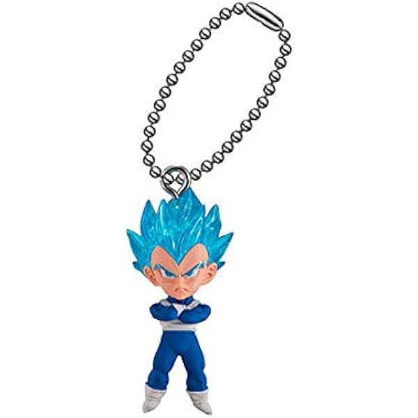 Amazon Com Gashapon Dragon Ball Super Udm The Best 28 Ssgss Vegeta With Keychain Kapusule Toy Toys Games