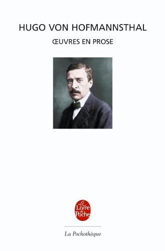 Oeuvres En Prose (French Edition) by Hugo von Hofmannsthal