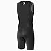 Synergy Triathlon Tri Suit - Men's Sleeveless Trisuit (Black/Black 21, Large)