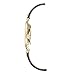 Anne Klein Women's 10/9168BMDD Gold-Tone and Dark Blue Denim Strap Watch