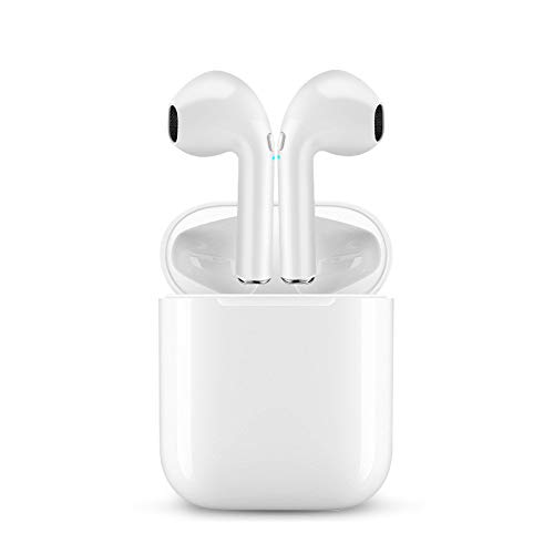 HuiZhi Earbuds,bluetooth Headphones, Earphones Built-in Mic for Smartphones and Laptops