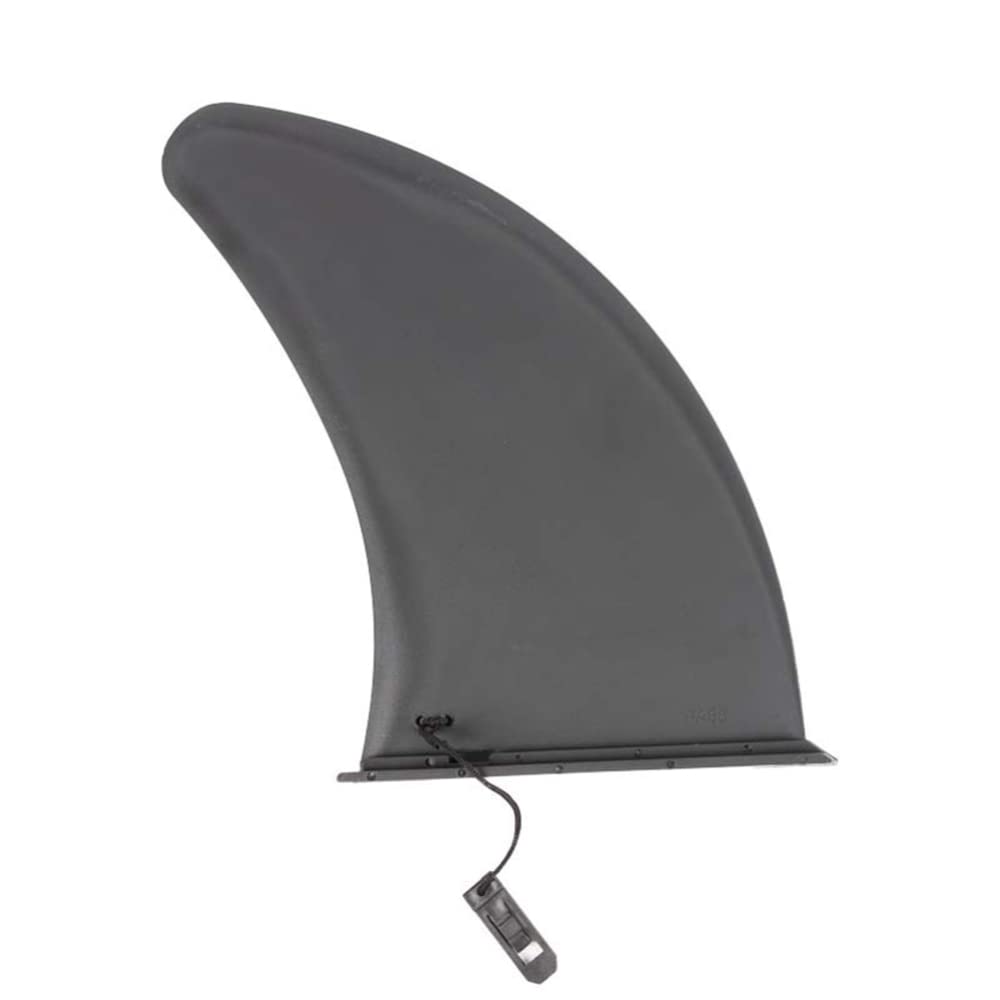 soonbuy Surfboard Paddle Board Slide-in Fin Anti-corrosion Unique Curved Streamlined Design Sup Accessories (without Base) 12 inch large fin