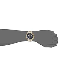 Bulova - Reloj analógico de cuarzo para hombre con correa de acero inoxidable, Multi, 22 (modelo: 98B276)