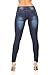 Low Waist Butt Lifter Skinny Slim fit Stretchy Jeans for Women with Adjustable Extra Lift Band