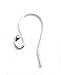 925 Sterling Silver Ear Wire Earwires Ball Dot French Hook Dangle Earring Connector (5 Pairs / 10 Pieces)