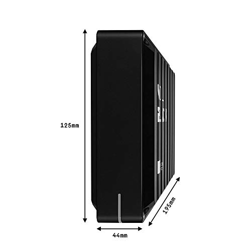 WD_BLACK 8TB D10 Game Drive - Portable External Hard Drive HDD Compatible with Playstation, Xbox, PC, & Mac - WDBA3P0080HBK-NESN