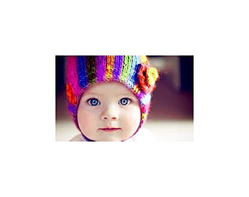 PRINTELLIGENT Baby Poster for Room, Collection of Cute Babies boy and Girl, Toddlers, Kids Images and Wall Posters Multi Color