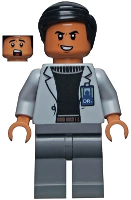 LEGO Jurassic World Dr. Wu (Evil Smile) Minifigure from 75939 (Bagged)