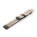 VIMVIP 20mm Genuine leather Band Strap for Motorola Moto 360 2nd Gen Smart Watch 42mm Samsung Gear S2 Classic (Black)