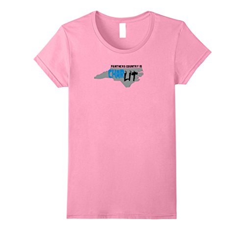Womens Panthers Country is Lit XL Pink