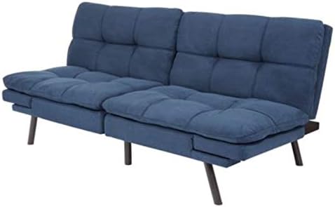Amazon Com Faux Leather Futon Sofa Bed Convertible Sofa Bed