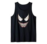 Marvel Venom Sinister Grin Face Portrait Tank Top