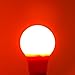 JandCase Red Light Bulb, A19 Red Colored Light Bulb, 9W(70W Equivalent), E26 Base for Porch, Home Holiday Decoration, Halloween, Christmas, Party, Wedding, Bar Mood Decor, Not-Dimmable, 6 Pack
