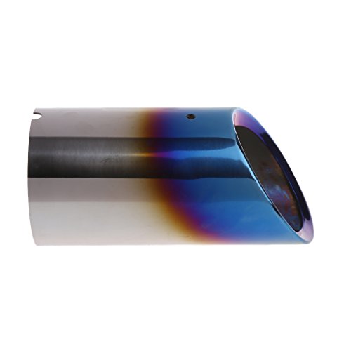Itlovely 2xStainless Steel Exhaust Muffler Pipe for VW Volkswagen Jetta MK6 Golf 6 Golf 7