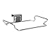 YouCopia Over The Door Plastic Bag Trash Bin for Cabinets, Stainless Steel