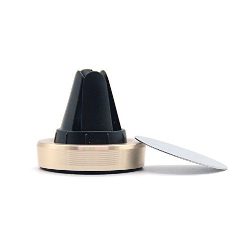 Phone Holder for Car Air Vent Mount Universal Mini Magnetic Stand (Golden)