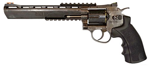 Black ops b1180 exterminator full metal revolver, 8" aged bb